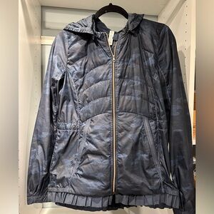 LuluLemon Blue Camo Jacket
